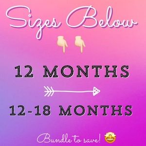 Size 12-18 month clothes